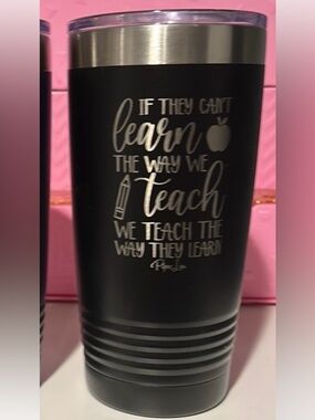 Piper Lou Teachers stainless Steal Tumbler. Teachers gift. Never used.